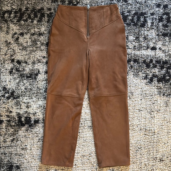 L'Academie Pants - L'Academie Brown Straight Leg Pants